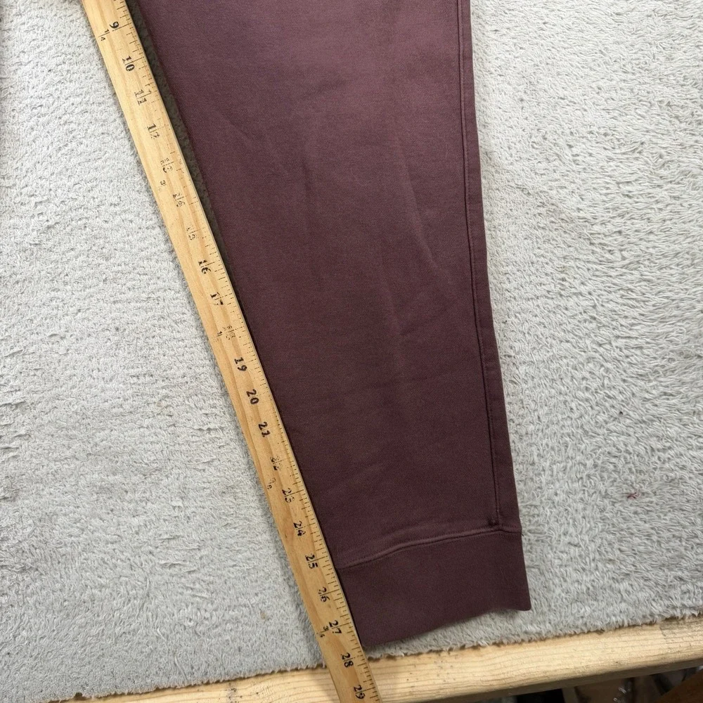 Nike Sweatpants Mens Medium Maroon Sportswear Club Fleece Joggers Gym Drawstring